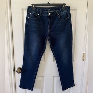 Tahari Dark Blue Denim Jeans